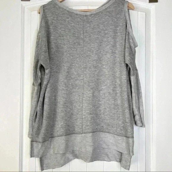 A.gain Womens Plus Size Grey Quarter Sleeve Top Size Small - Picture 1 of 8